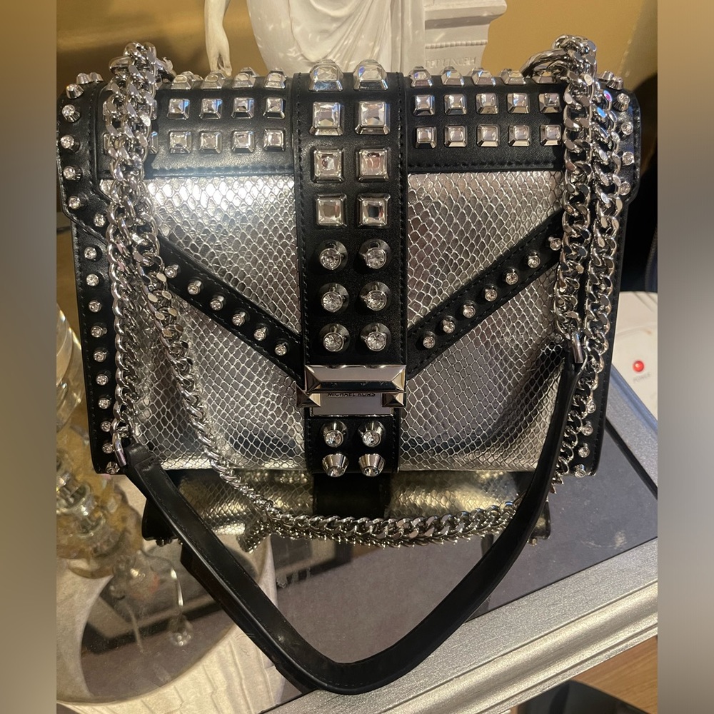 Michael kors Large Whitney Crystal Purse